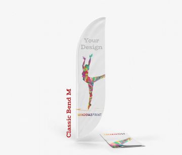 Beachflag Werbung Window2Print