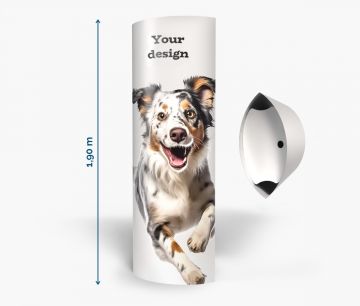 Ellipsen Display 60 x 190 cm | Window2Print