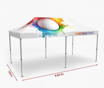 Pavillon 3x4 wasserdicht - Fan Zone | Window2Print