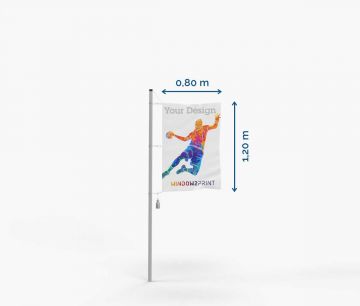 Hissfahne - Polyester mit Karabinerhaken I Window2Print
