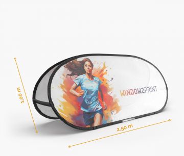 Horizontal Pop up Banner 250 x 100 cm - Fan Zone | Window2Print