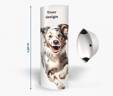 Kartonagedisplays - Ellipsen­aufsteller 70 x 190 cm |W2P
