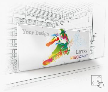Latexdruck auf Frontlit-Banner - Werbebanner | Window2Print