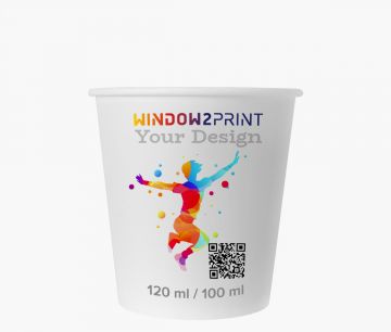 Pappbecher 100 ml - Window2Print