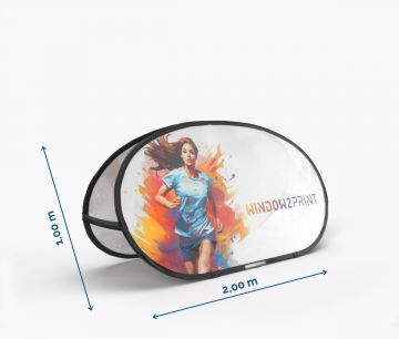Pop up Werbebanner 200 x 100 cm - Fan Zone | Window2Print