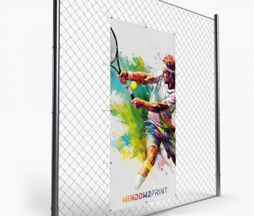 PVC Banner mit Ösen 200 x 100 cm - Fan Zone | Window2Print