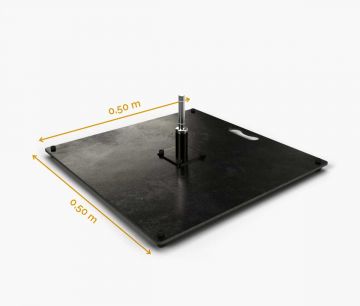 Standplatte 50 cm (15 kg) ✦ Window2Print