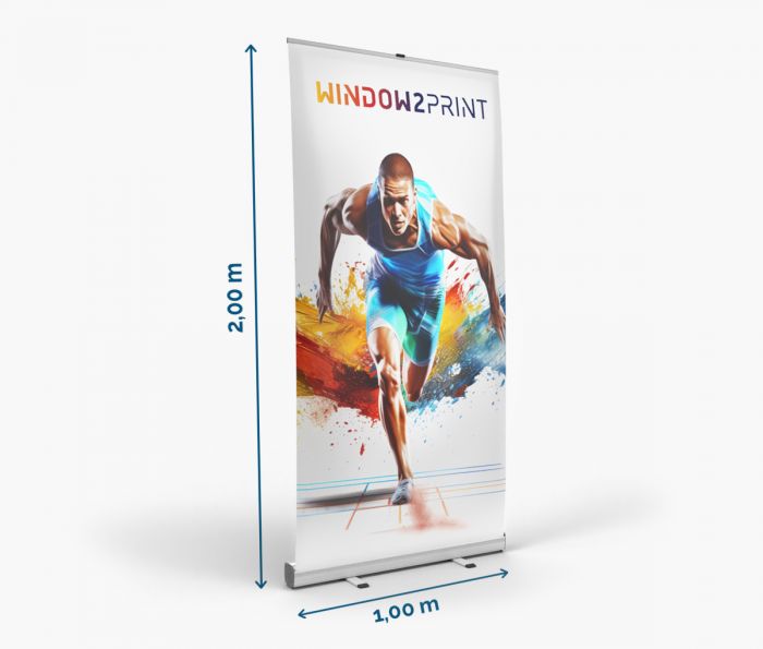 Aufsteller Roll up 100 x 200 cm - Fan Zone | Window2Print