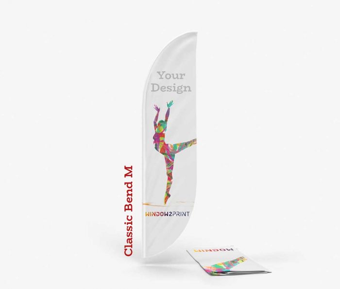Beachflag Werbung Window2Print