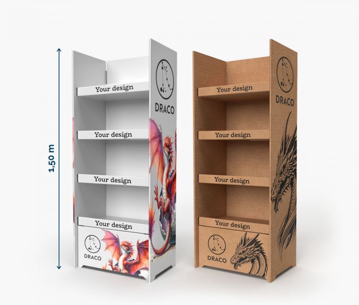 Draco 60 x 40 x 150 cm - Regaldisplays | Window2Print