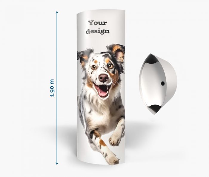 Ellipsen Display 60 x 190 cm | Window2Print