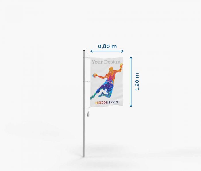 Hissfahne - Polyester mit Karabinerhaken I Window2Print