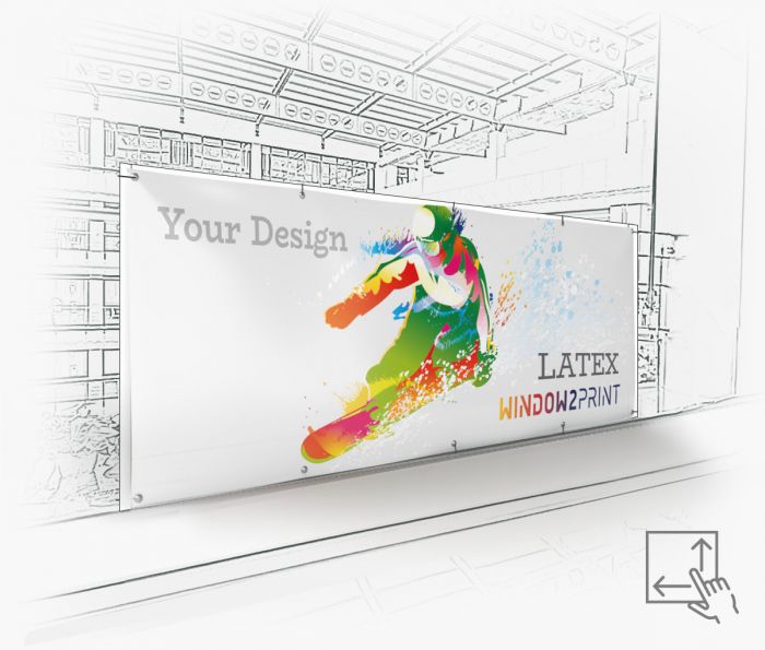 Latexdruck auf Frontlit-Banner - Werbebanner | Window2Print