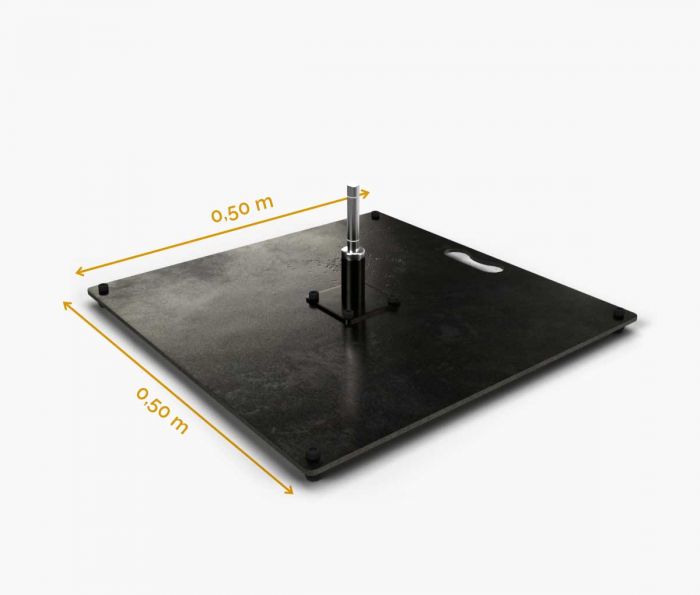 Standplatte 50 cm (20 kg) ✦ Window2Print