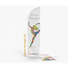 Beachflag Tropfen Window2Print