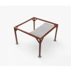 Faltmarkise Classic - 300 x 300 cm - wasserabweisend - Weiß - W2P