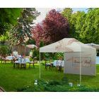 Faltpavillon medium 3 x 3 m mit Dach und Wänden - Perfekt für ein FirmeneventWindow2Print