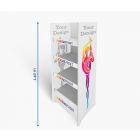Regaldisplay 3  60 x 40 x 140 cm - Druckerei | W2P