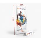 Roll up Bannerdisplay 85x200 cm - Druck - Fan Zone | Window2Print