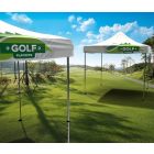 Faltpavillon medium 3 x 3 m mit Dach - Fan Zone | Window2Print
