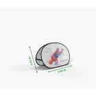 Pop-Up ovale Beachbanner 120 x 70 cm I Window2Print