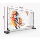 Werbebanner Bauzaun 340 x 173 cm - Fan Zone | Window2Print