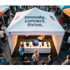 Festzelt für die Messe 3 x 3 m mit Dach und Wänden | WIndow2Print