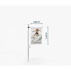 Fanfahnen - Polyester 115g - 80 x 120 - mit Hohlsaum - Fan Zone | Window2Print