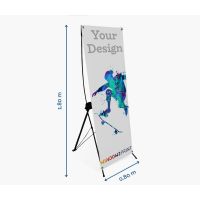 X-banner 80 x 180 cm - Window2Print